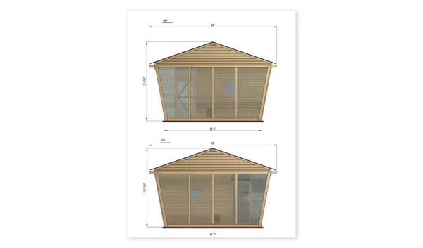 30x15 chicken coop size and dimensions 2