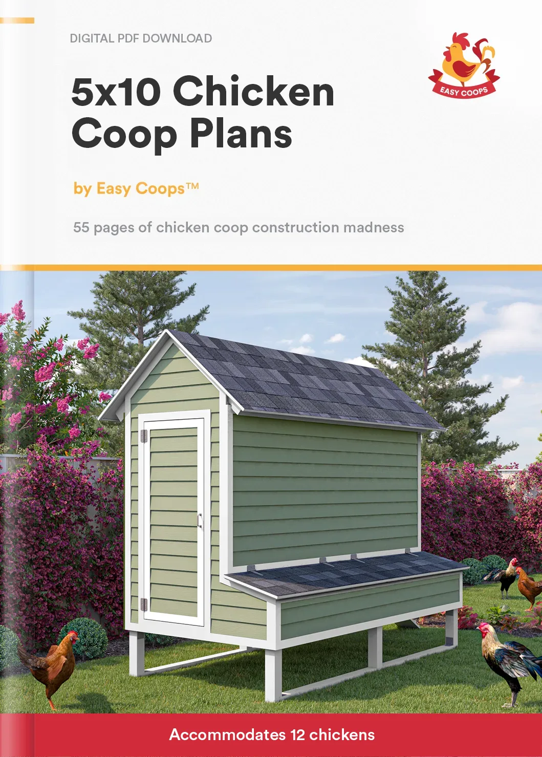 5x10 Barn-Style Coop