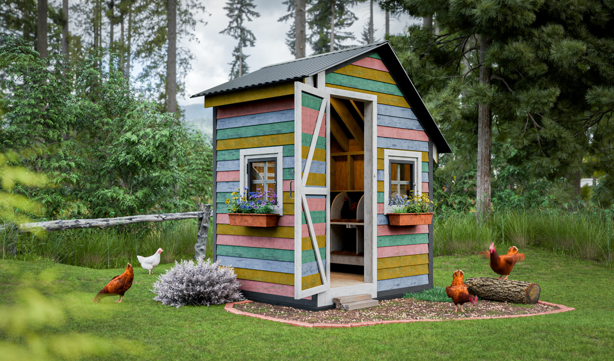 Picture Idea: 5X6 Small Chicken Coop Plan For 10 Chickens