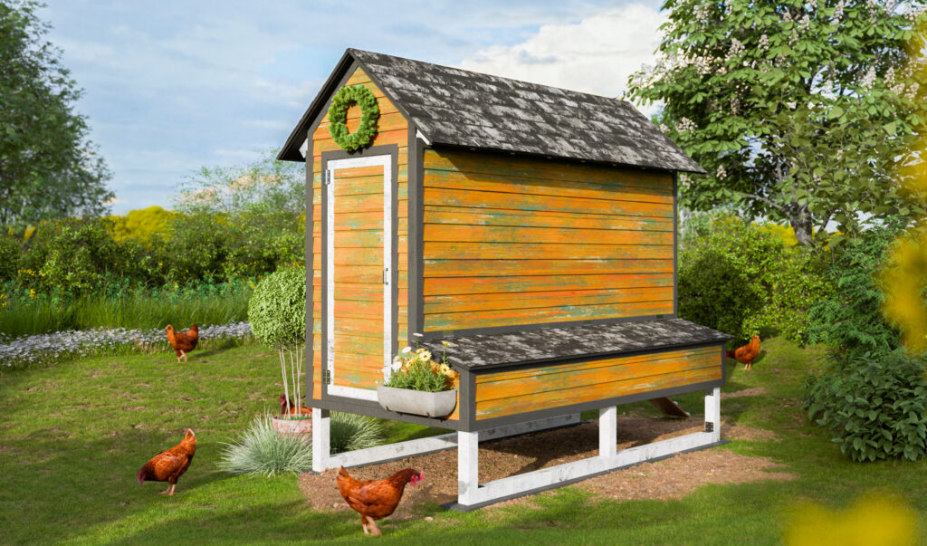 5x10 VictorianStyle Chicken House Plan For 12 Chickens Easy Coops™