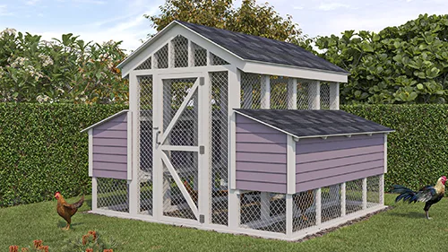 6x10 chicken coop and run