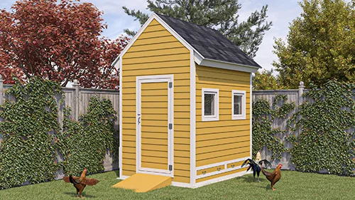 Garden Shed Turned Into Hen House
