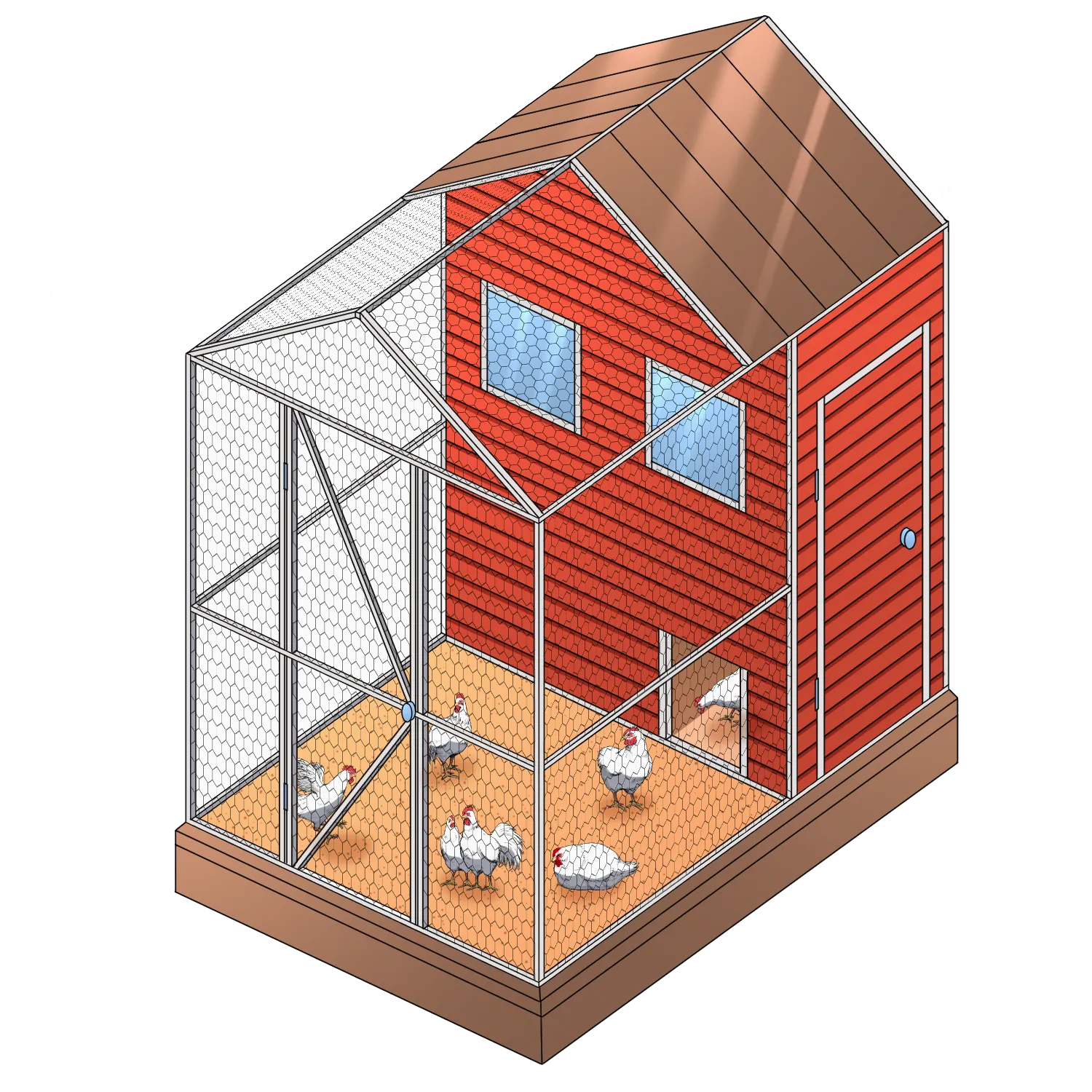 Walk-In Chicken Coop