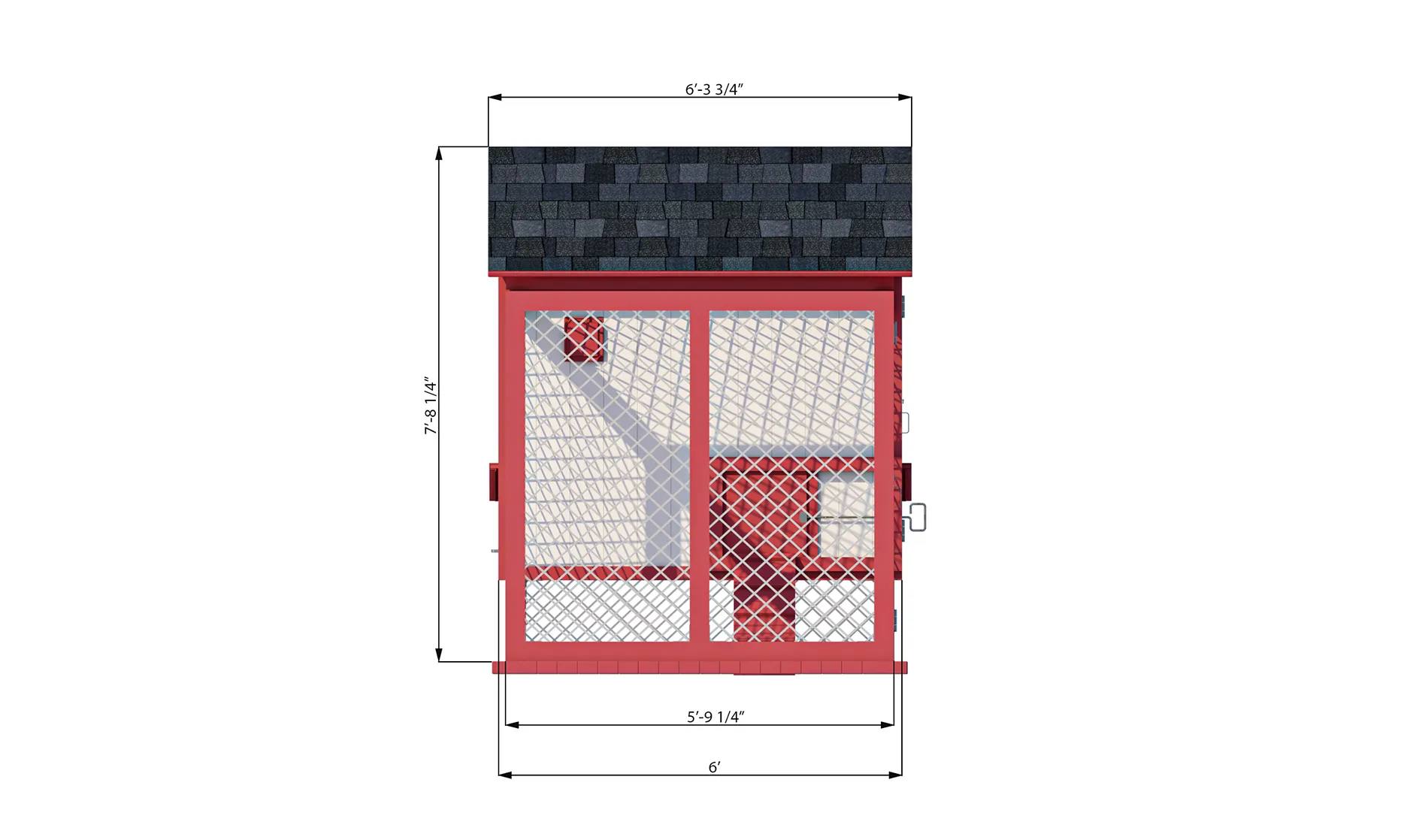 Barn Style Chicken Coop With Run Plans For 12 Chickens - Easy Coops™