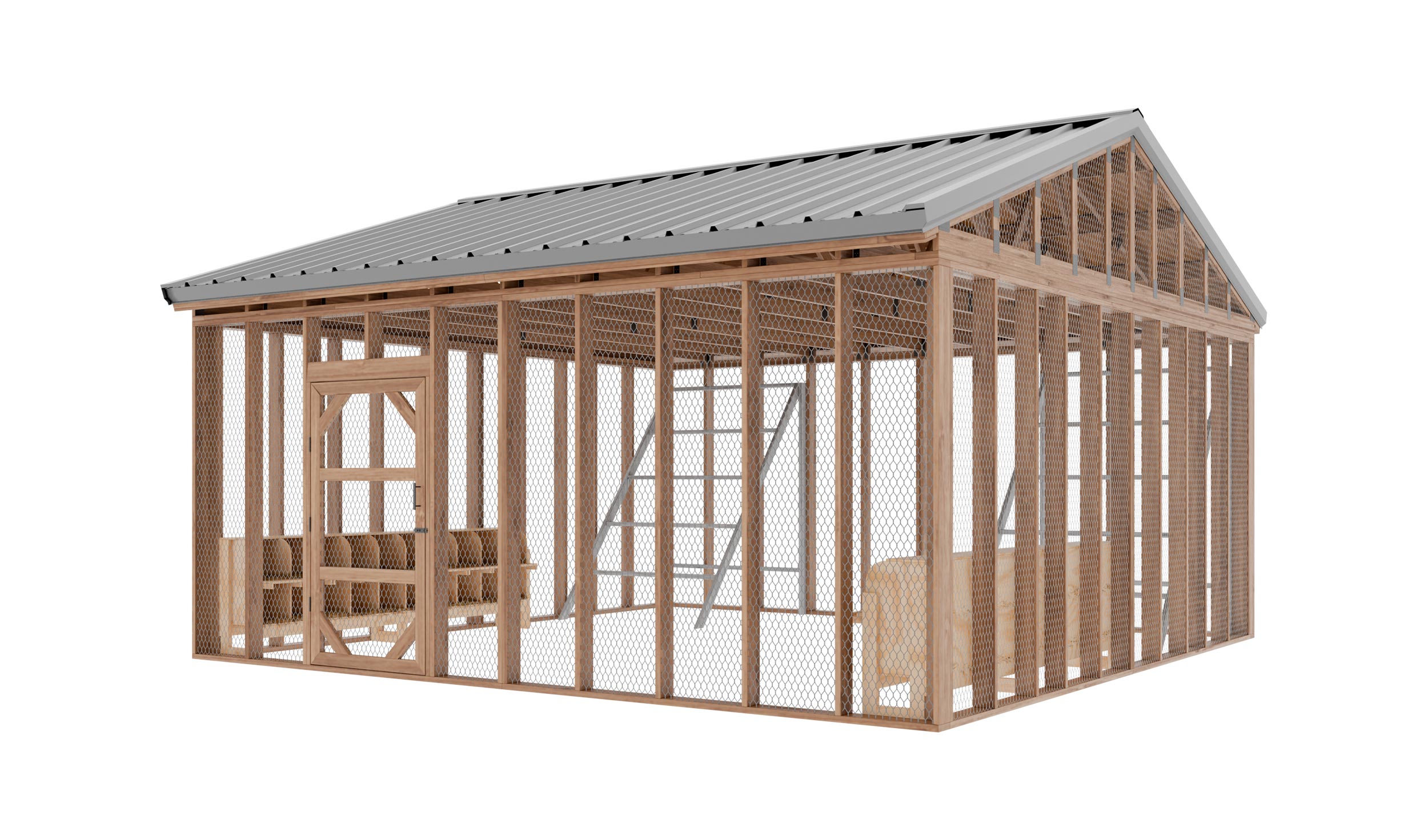 20x20 Chicken Run Plans For 40 Chickens - Easy Coops™